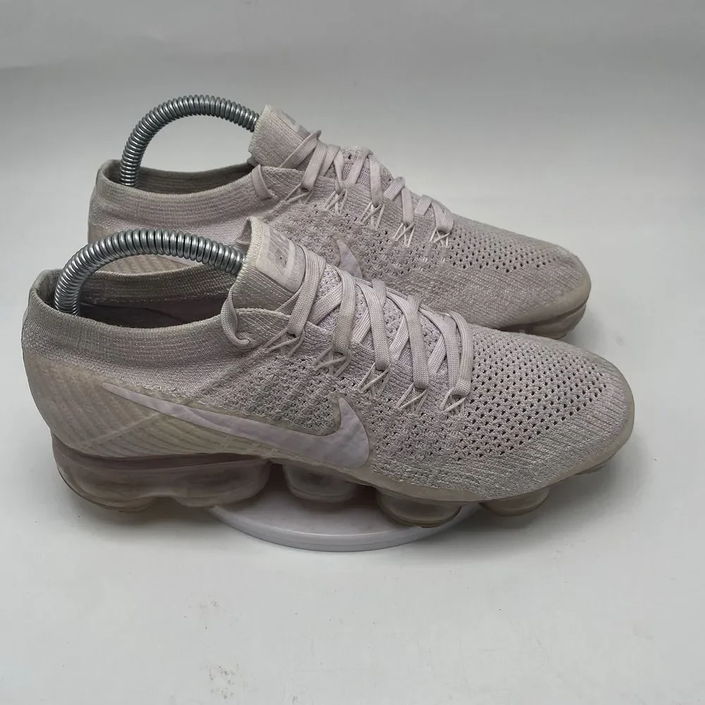Nike Air Shoes Women Size 8 Vapormax Flyknit Pink Athletic Running Sneakers 3921